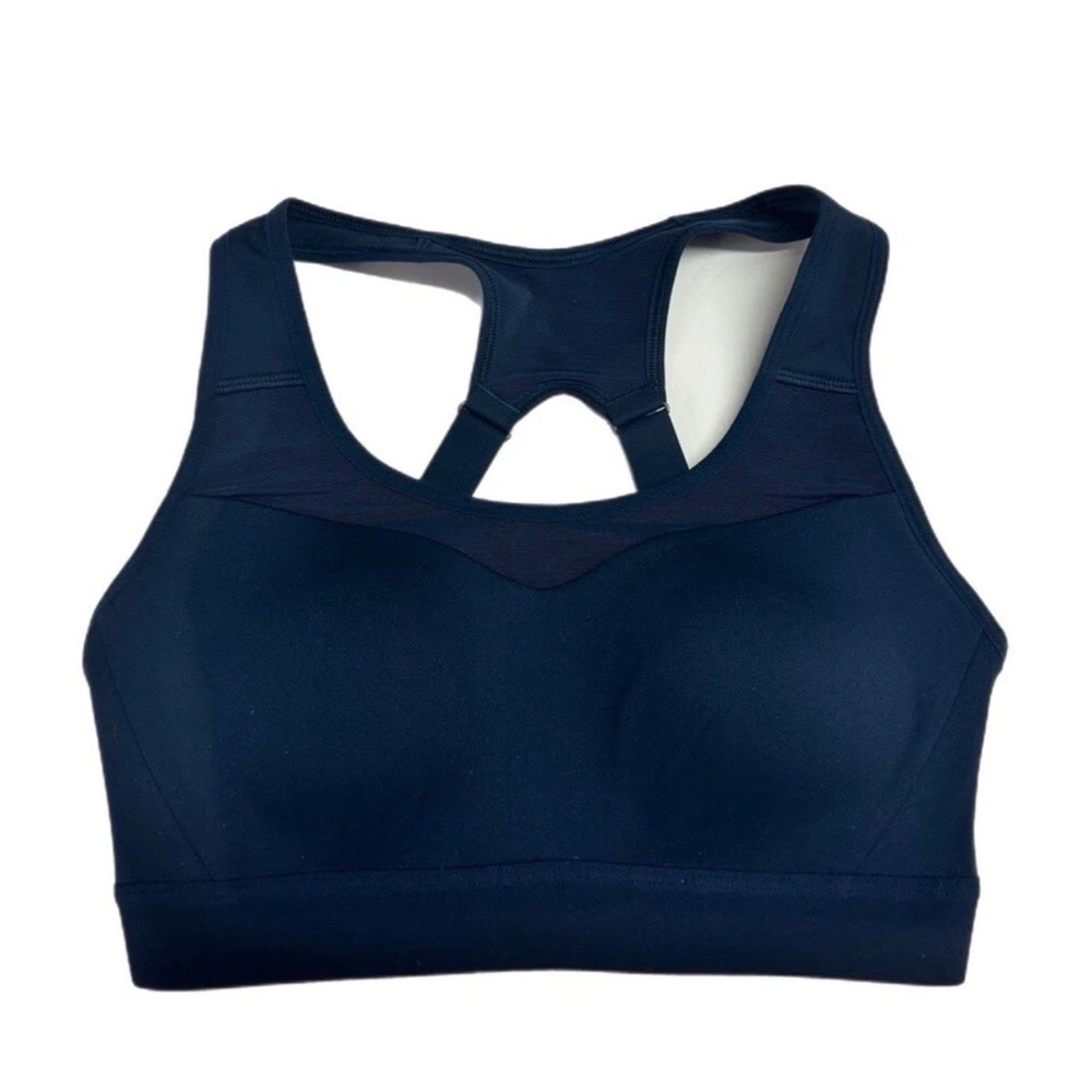 Gymshark Racerback Sports Bra SIZE Medium Workout Navy Blue